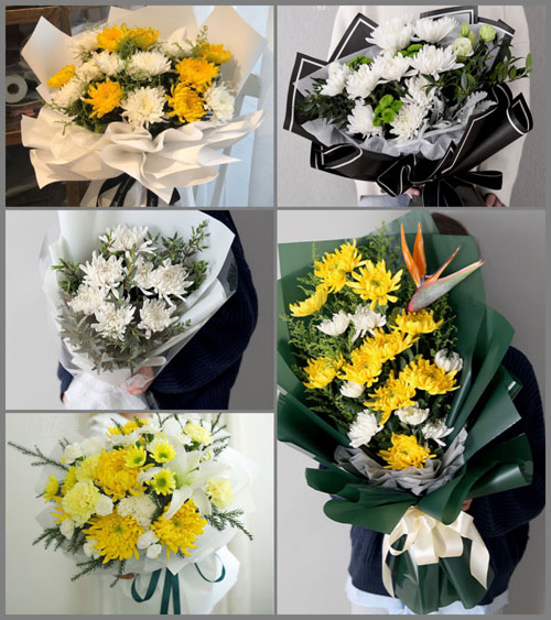 广东韶关市南雄市湖口镇白事花束代送